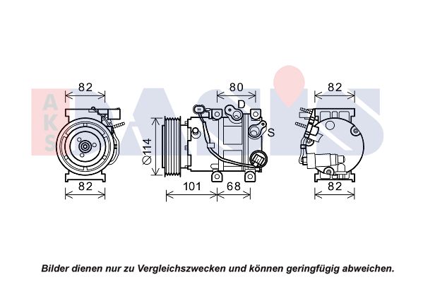 AKS DASIS Kompressor,kliimaseade 852824N